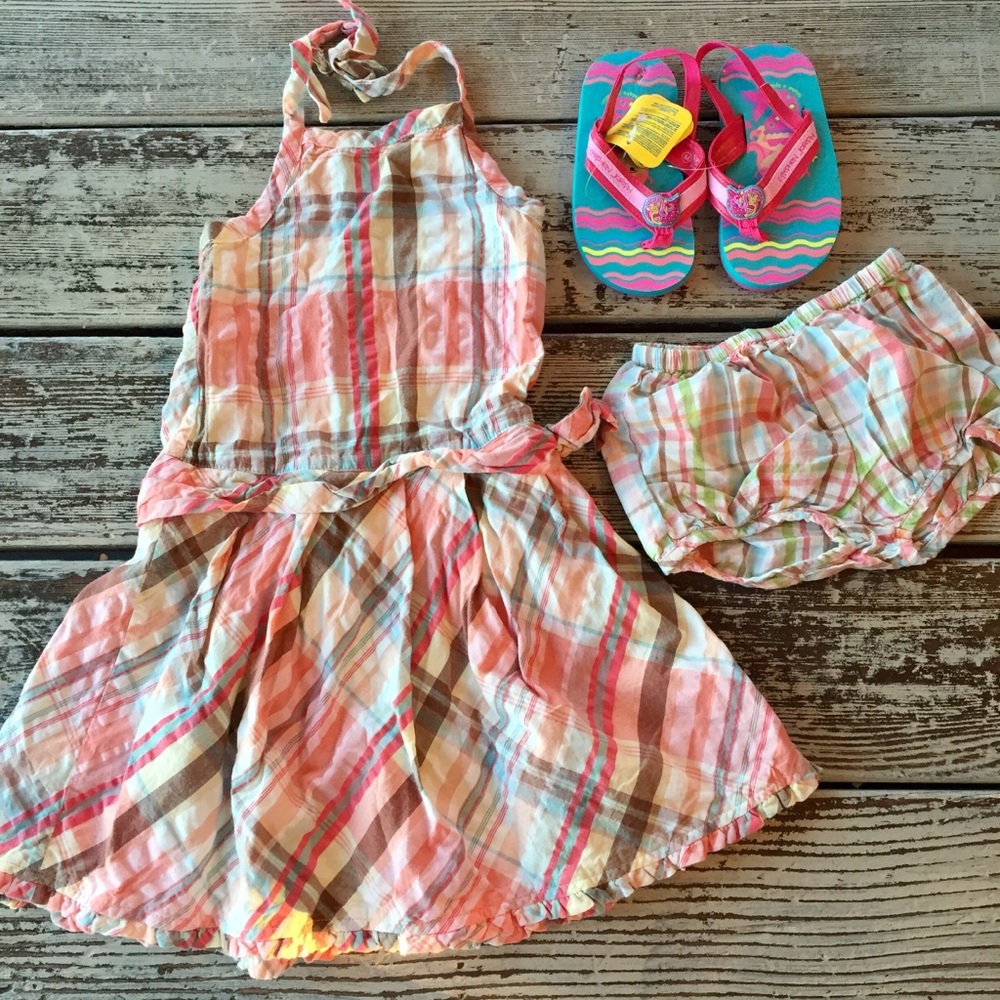 Summer Dress + Flops 🌻